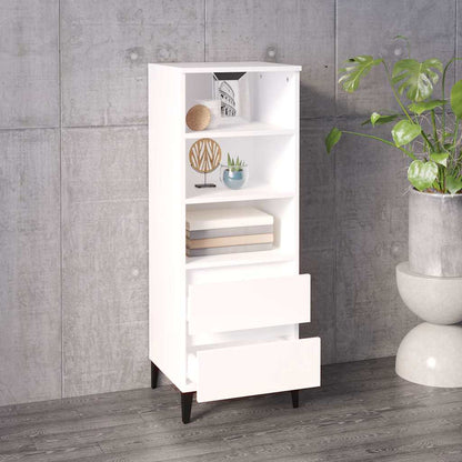 vidaXL Highboard White 40x36x110 cm Engineered Wood 3