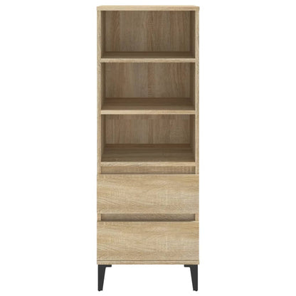 vidaXL Highboard Sonoma Oak 40x36x110 cm Engineered Wood 3