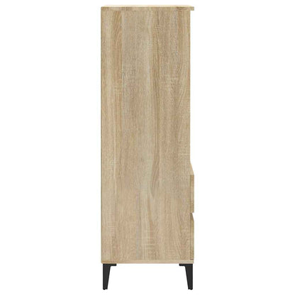 vidaXL Highboard Sonoma Oak 40x36x110 cm Engineered Wood 5