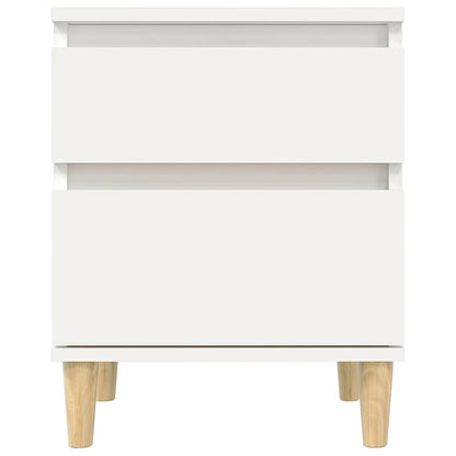 vidaXL Bedside Cabinet | Set of 2 | White 6