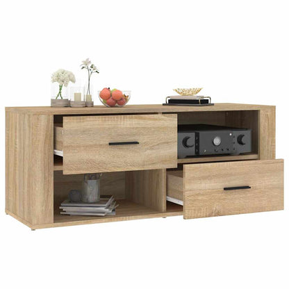 vidaXL TV Cabinet Sonoma Oak 100x35x40 cm Engineered Wood 5
