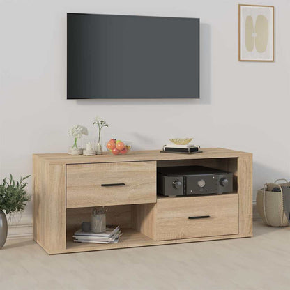 vidaXL TV Cabinet Sonoma Oak 100x35x40 cm Engineered Wood 1