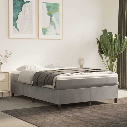vidaXL Box Spring Bed Frame Velvet