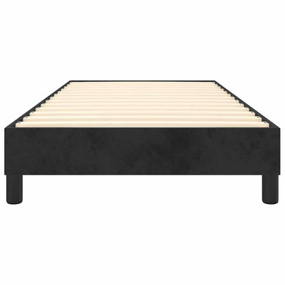 vidaXL Box Spring Bed Frame Black Single Velvet 5