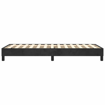 vidaXL Box Spring Bed Frame Black Single Velvet 6