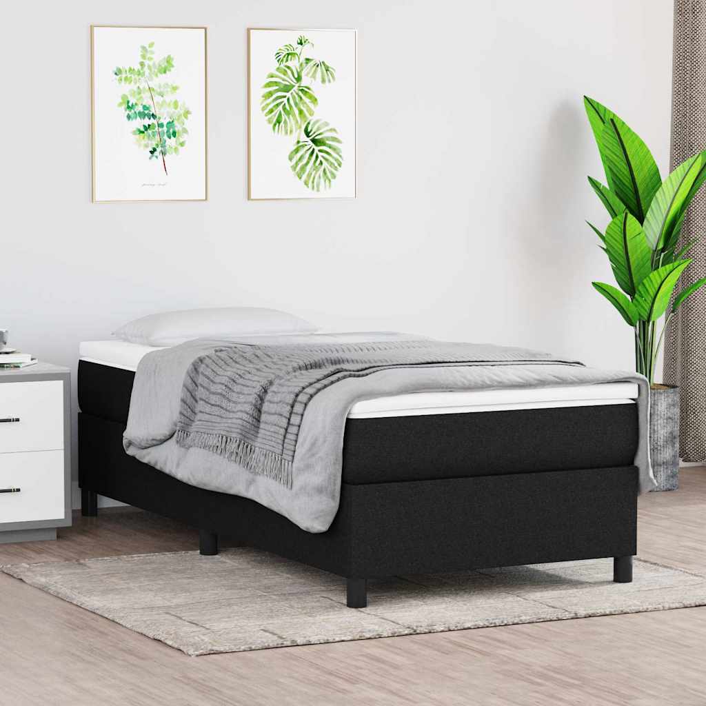 vidaXL Box Spring Bed Frame Single Fabric