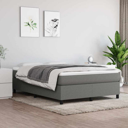 vidaXL Box Spring Bed Frame Single Fabric