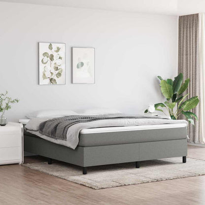 vidaXL Box Spring Bed Frame Single Fabric