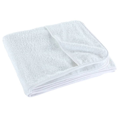 vidaXL Beach Towels 6 pcs White 60x135 cm Fabric 400 GSM 5