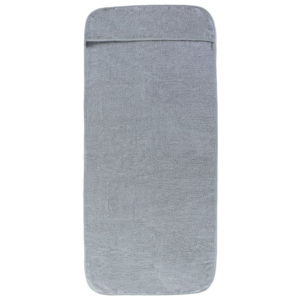 vidaXL Beach Towels 6 pcs Grey 60x135 cm Fabric 400 GSM 4