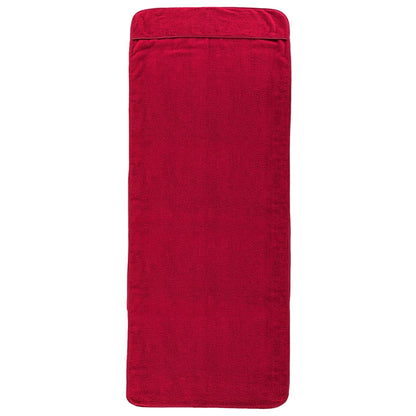 vidaXL Beach Towels 6 pcs Burgundy 60x135 cm Fabric 400 GSM 4