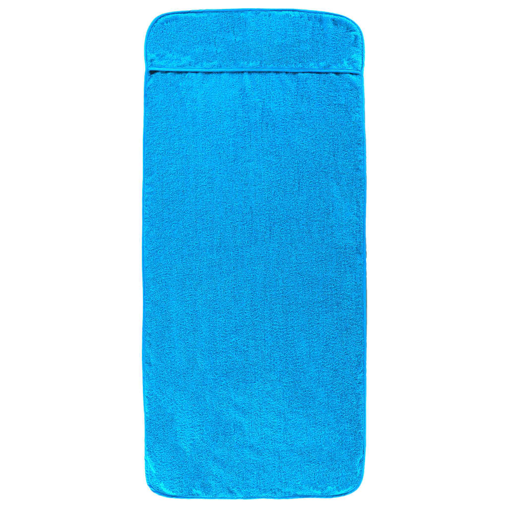 vidaXL Beach Towels 6 pcs Turquoise 60x135 cm Fabric 400 GSM 4