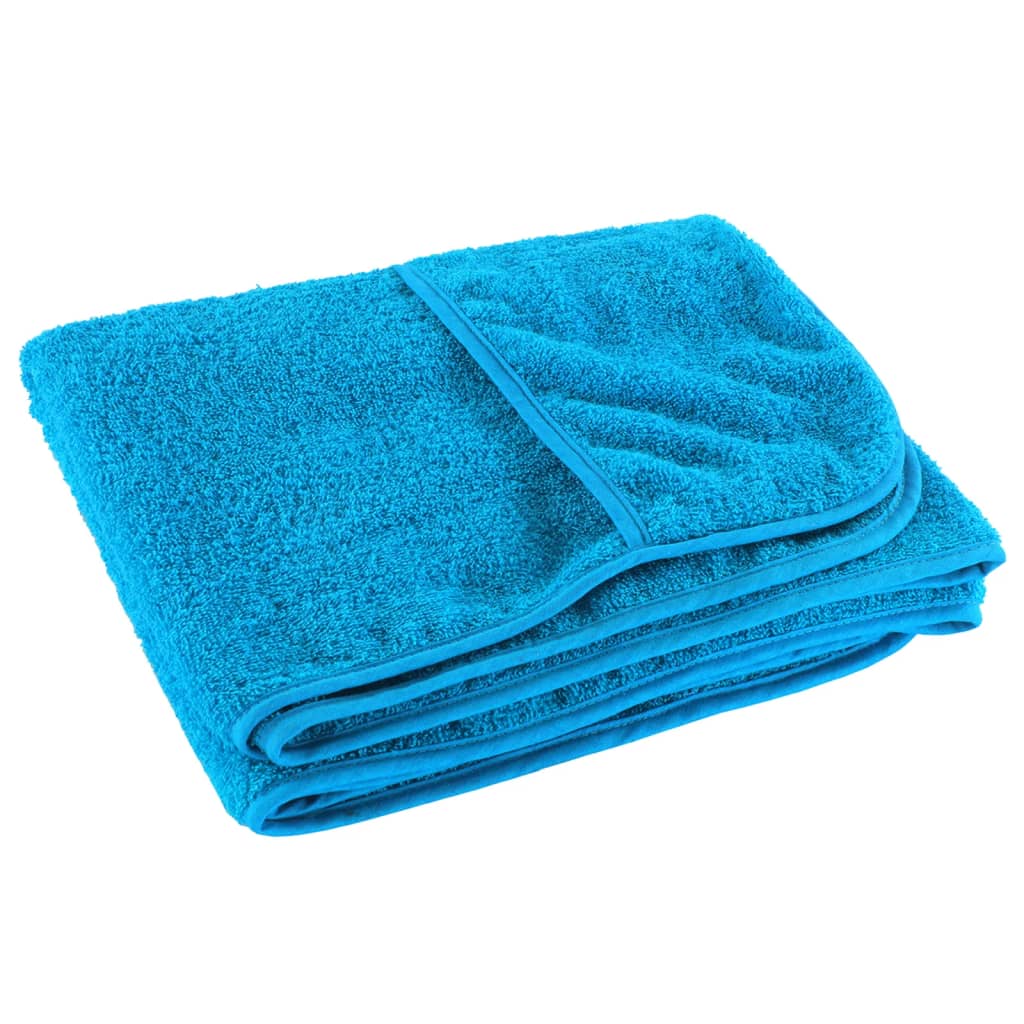 vidaXL Beach Towels 6 pcs Turquoise 60x135 cm Fabric 400 GSM 5