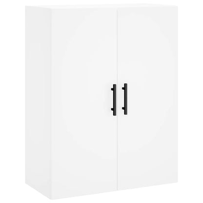 Highboard 69.5x34x180 cm Engineered Wood 2 Wood Doors White
