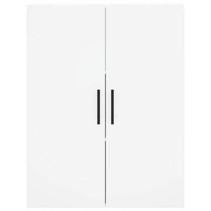 Highboard 69.5x34x180 cm Engineered Wood 2 Wood Doors White