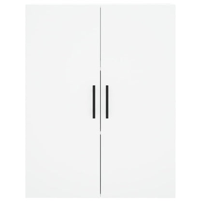 Highboard 69.5x34x180 cm Engineered Wood 1 Wood Door 3 Drawers White