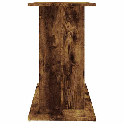 vidaXL Aquarium Stand Smoked Oak 80x35x60 cm Engineered Wood 5