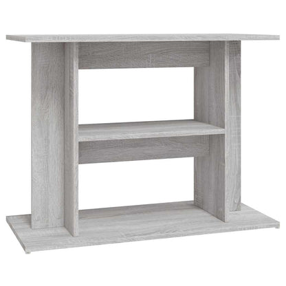 vidaXL Aquarium Stand Grey Sonoma 80x35x60 cm Engineered Wood 2