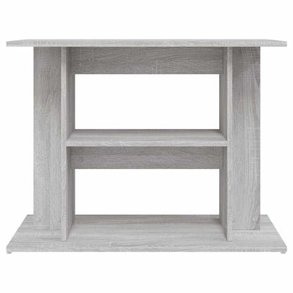 vidaXL Aquarium Stand Grey Sonoma 80x35x60 cm Engineered Wood 4