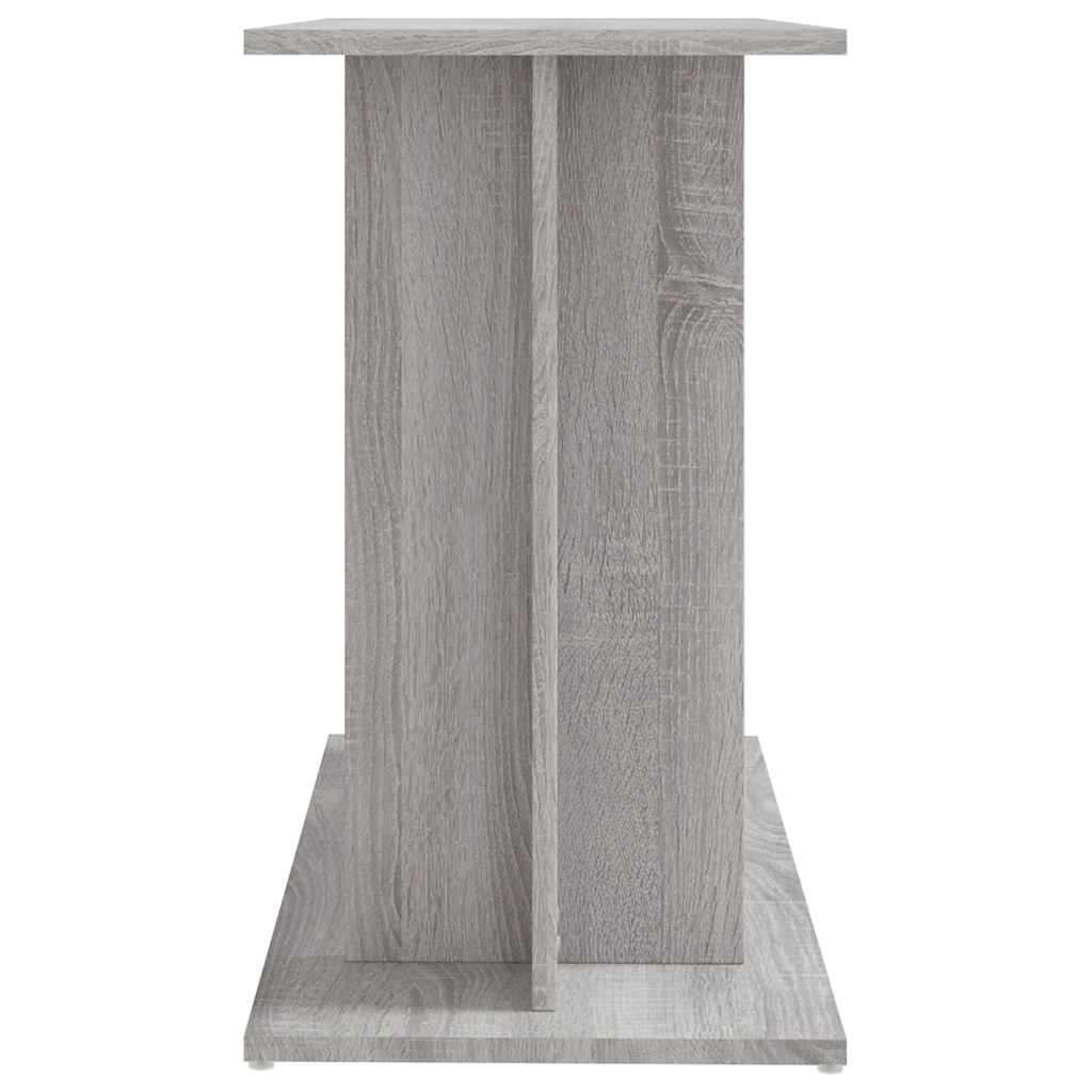 vidaXL Aquarium Stand Grey Sonoma 80x35x60 cm Engineered Wood 5