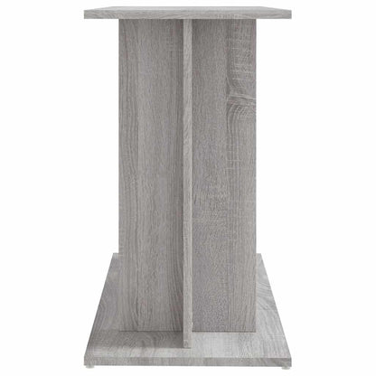 vidaXL Aquarium Stand Grey Sonoma 80x35x60 cm Engineered Wood 5