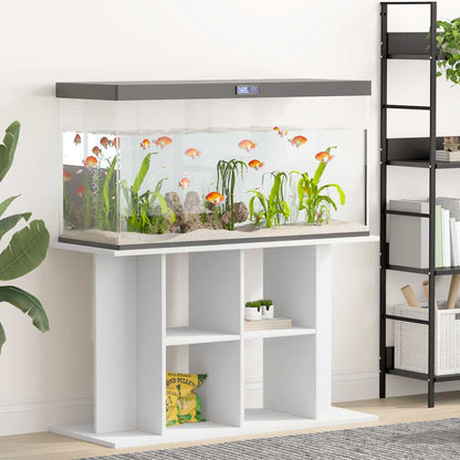 vidaXL Aquarium Stand White 100x40x60 cm Engineered Wood 1