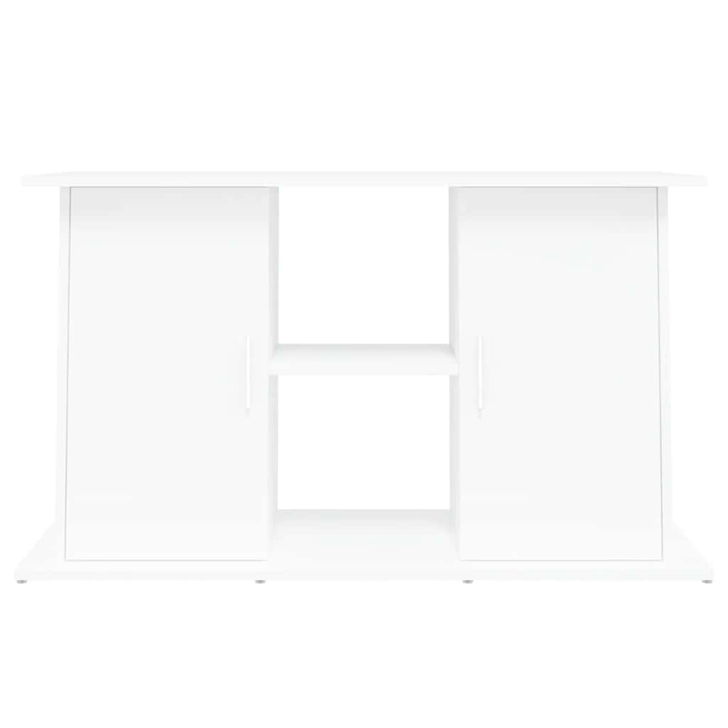 Aquarium Stand Engineered Wood Depth 41 cm White 101 cm