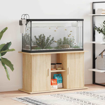 Aquarium Stand Engineered Wood Depth 41 cm Sonoma oak 101 cm