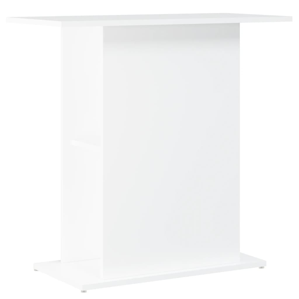 vidaXL Aquarium Stand White 75x36x72.5 cm Engineered Wood 2