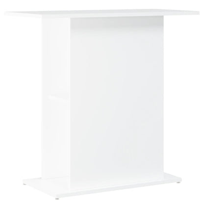 vidaXL Aquarium Stand White 75x36x72.5 cm Engineered Wood 2