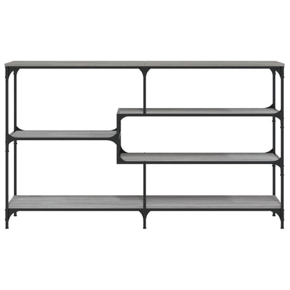 vidaXL Console Table Grey Sonoma 160x32x95 cm Engineered Wood 4