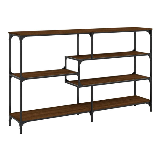 Console Table 103x32x95 cm Engineered Wood Brown oak