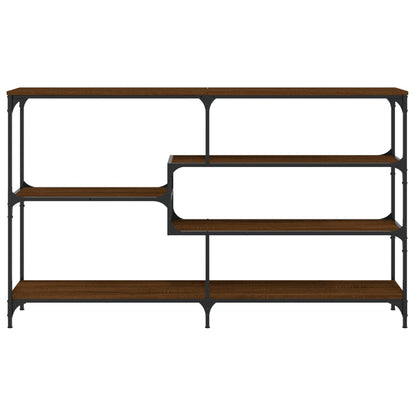 vidaXL Console Table Brown Oak 160x32x95 cm Engineered Wood 4