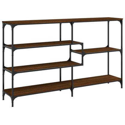 vidaXL Console Table Brown Oak 160x32x95 cm Engineered Wood 6