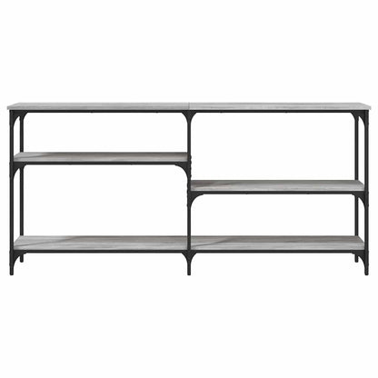 vidaXL Console Table Grey Sonoma 160x29x75 cm Engineered Wood 3