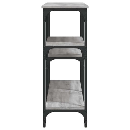 vidaXL Console Table Grey Sonoma 160x29x75 cm Engineered Wood 5