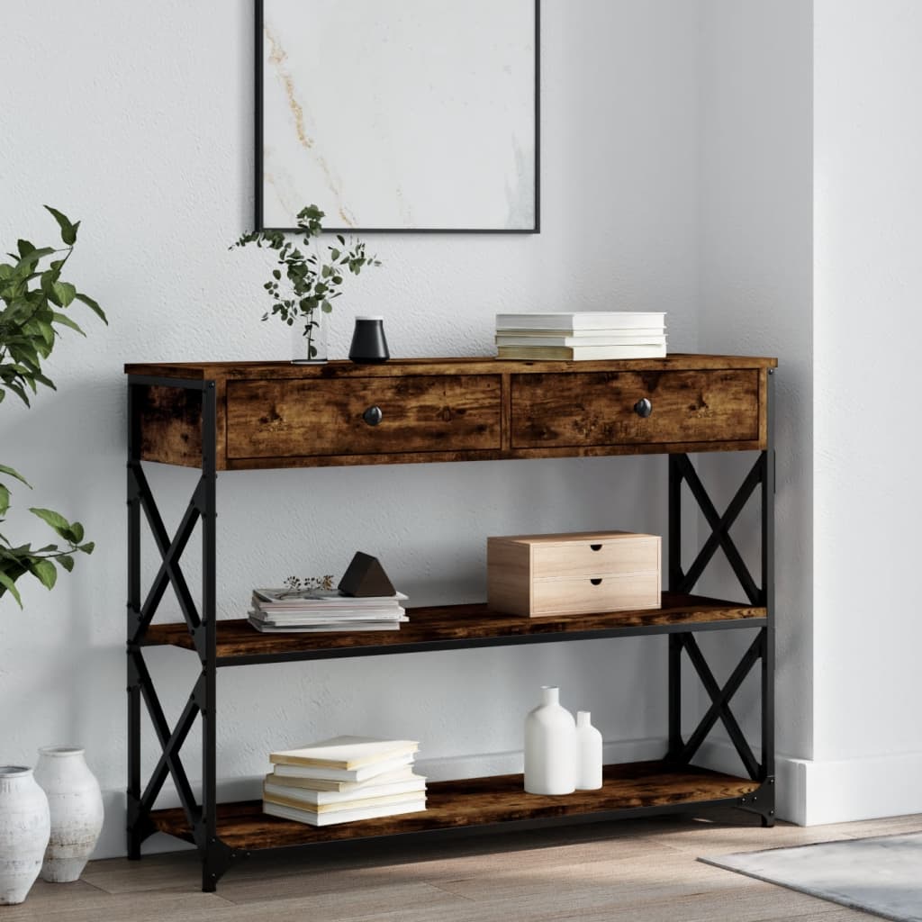 vidaXL Console Table 75x28x75 cm Engineered Wood