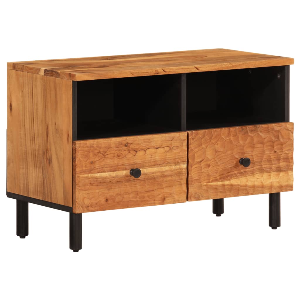 vidaXL TV Cabinet 70x33x46 cm Solid Wood Acacia 2