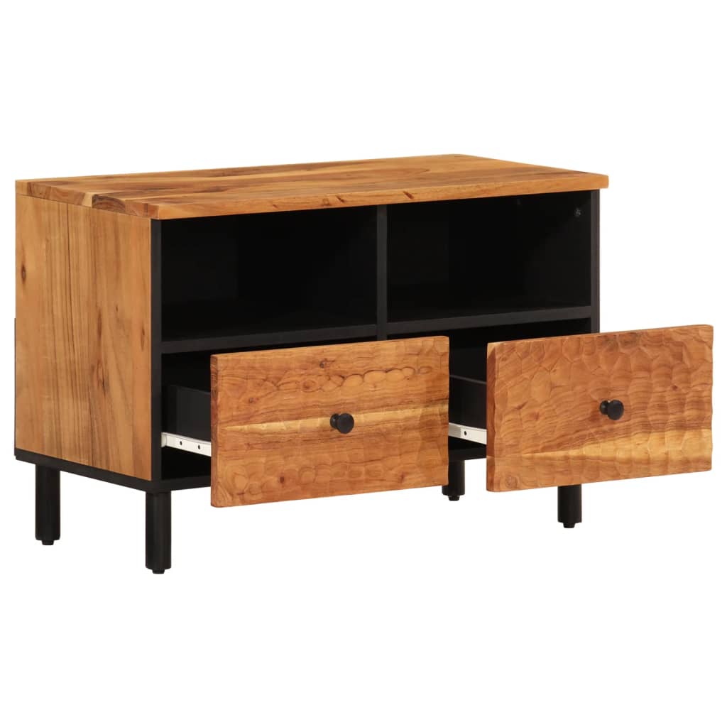 vidaXL TV Cabinet 70x33x46 cm Solid Wood Acacia 4