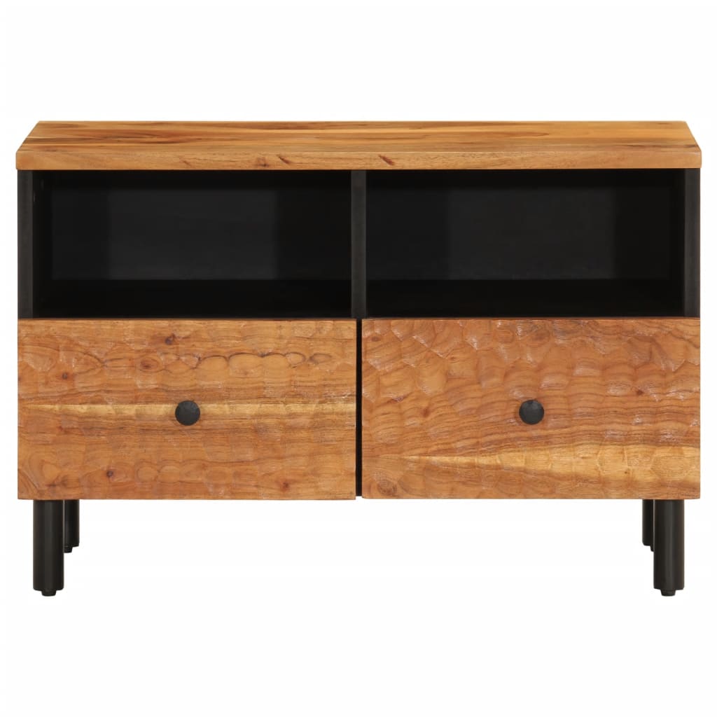 vidaXL TV Cabinet 70x33x46 cm Solid Wood Acacia 5