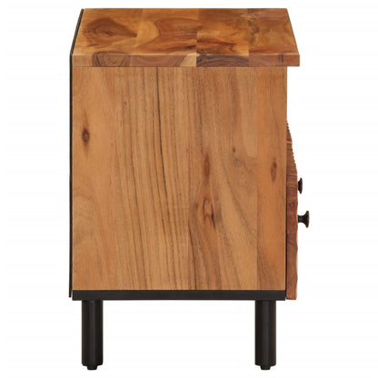 vidaXL TV Cabinet 70x33x46 cm Solid Wood Acacia 6
