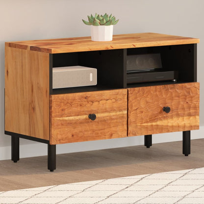 vidaXL TV Cabinet 70x33x46 cm Solid Wood Acacia 1