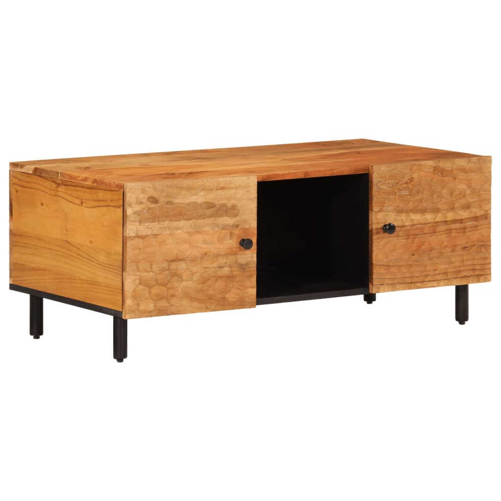 vidaXL Coffee Table 100x54x40 cm Solid Wood Acacia 2