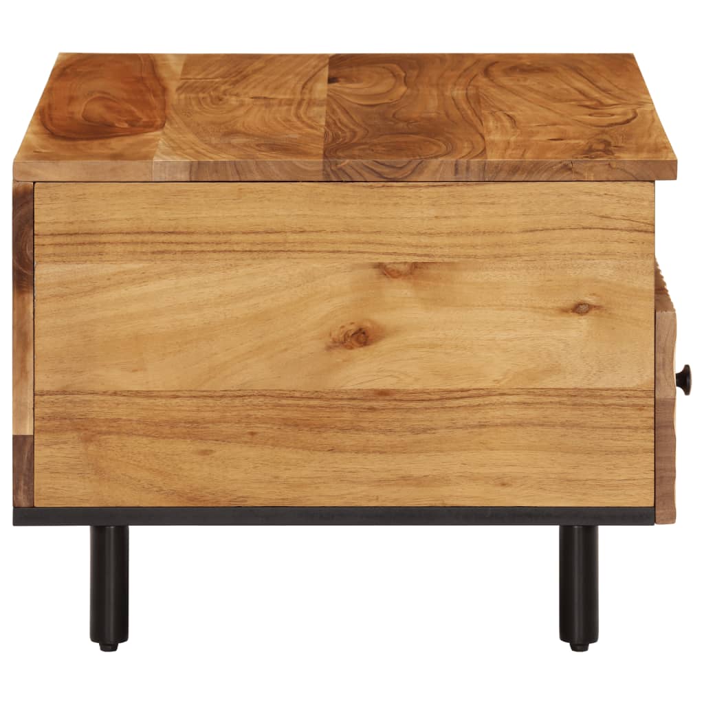 vidaXL Coffee Table 80x54x40 cm Solid Wood Acacia 6