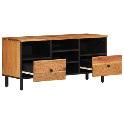 vidaXL TV Cabinet 100x33x46 cm Solid Wood Acacia 4