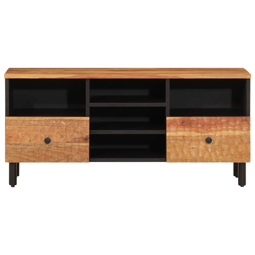 vidaXL TV Cabinet 100x33x46 cm Solid Wood Acacia 5