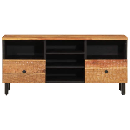 vidaXL TV Cabinet 100x33x46 cm Solid Wood Acacia 5