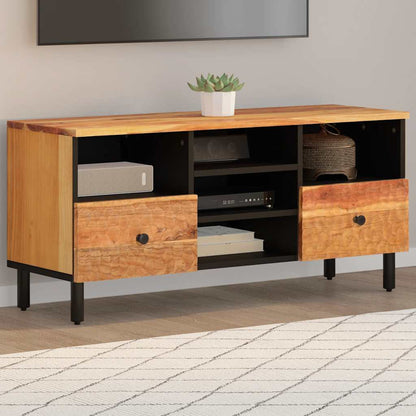 vidaXL TV Cabinet 100x33x46 cm Solid Wood Acacia 1