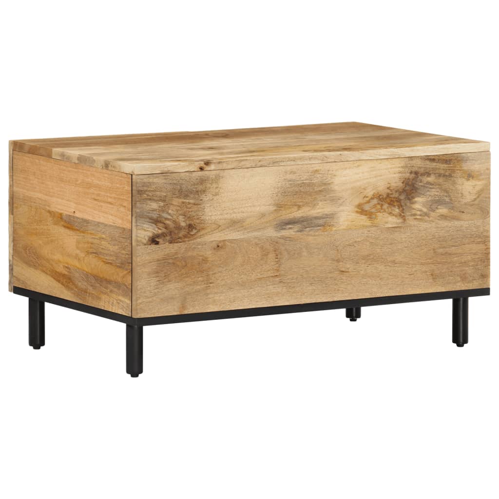vidaXL Coffee Table 80x50x40 cm Solid Wood Mango 4
