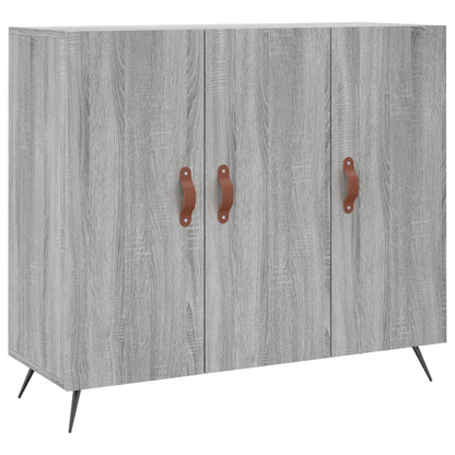 vidaXL Sideboard Grey Sonoma 90x34x80 cm Engineered Wood 2
